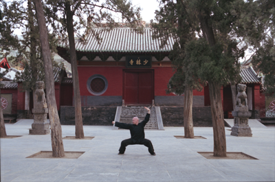 Sigung training at Shaolin Temple
